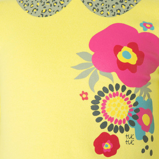 vestido de algodon wildness color amarillo con flores tuctuc moda infantil rebajas invierno 39377 3 510x510 - Vestido felpa Wildness
