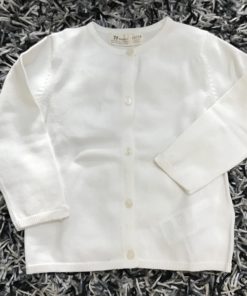chaqueta tricot blanco roto moda infantil bebe rebajas invierno 247x296 - Chaqueta tricot Blanco roto