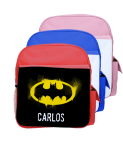 mochila infantil personalizada con estampados divertidos para la vuelta al cole batman 247x296 - Mochila infantil Batman