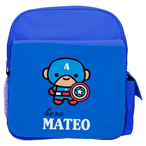 mochila infantil personalizada con estampados divertidos para la vuelta al cole capitan america marvel 2 - Mochila infantil Capitán América