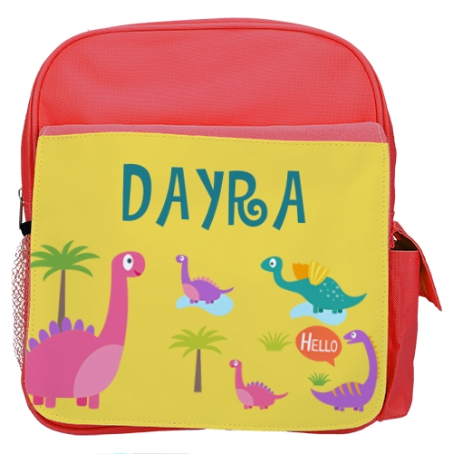 mochila infantil personalizada con estampados divertidos para la vuelta al cole dinosaurios - Mochila infantil Dinos