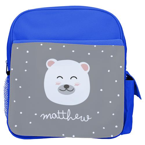mochila infantil personalizada con estampados divertidos para la vuelta al cole oso 2 - Mochila infantil Oso Polar