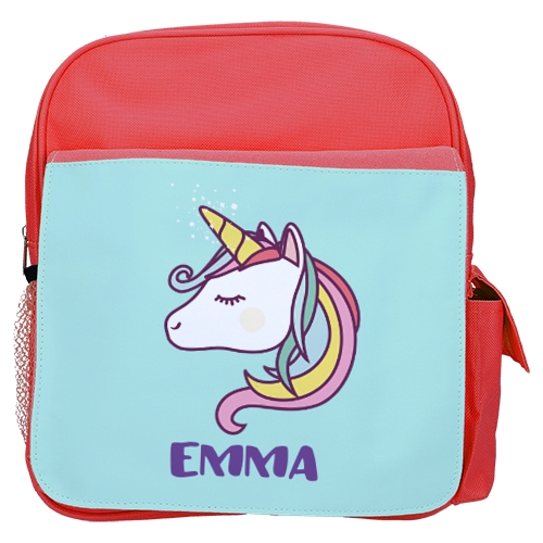 mochila infantil personalizada con estampados divertidos para la vuelta al cole unicornio - Mochila infantil Unicornio