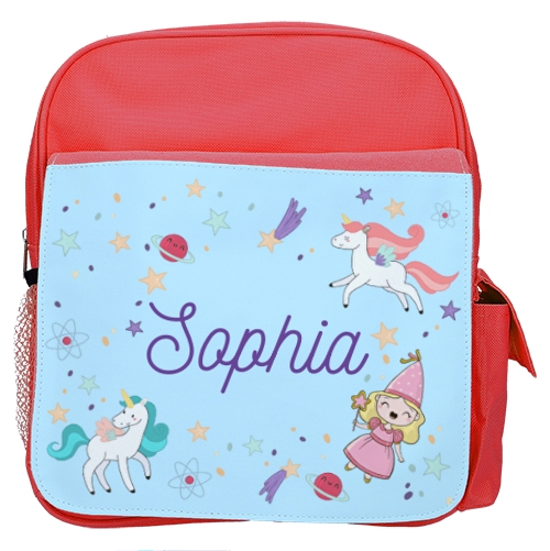 mochila infantil personalizada con estampados divertidos para la vuelta al cole unicornios - Mochila infantil Fantasía 2