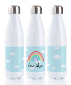 botella termo 500ml personalizada acero inoxidable libre bpa vuelta al cole arcoiris nubes.jpg 247x296 - Botella termo Arco Iris en las nubes