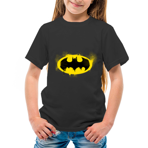 camiseta algodon manga corta dia del padre batman hijo hija - Camiseta logo Batman