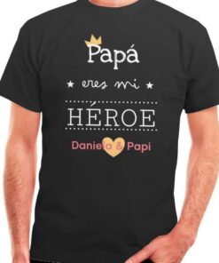 camiseta algodon manga corta dia del padre papa eres mi heroe 247x296 - Camiseta papá eres mi héroe