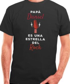 camiseta algodon manga corta dia del padre papa es una estrella del rock 247x296 - Camiseta papá es una estrella del rock