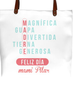 bolso polipiel shopper personalizado regalo original dia de la madre mama letras 247x296 - Bolso polipiel Madre
