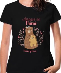 camiseta algodon manga corta dia de la madre regalo mama abrado oso achuchones 247x296 - Camiseta abrazos de mami