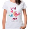 camiseta algodon manga corta dia de la madre regalo mama mom pajaritos 100x100 - Camiseta mommy shark