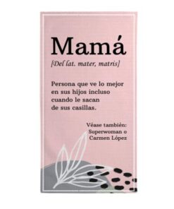 toalla rizo algodon personalizada regalo original dia de la madre significado mama diccionario 247x296 - Toalla playa significado Mamá