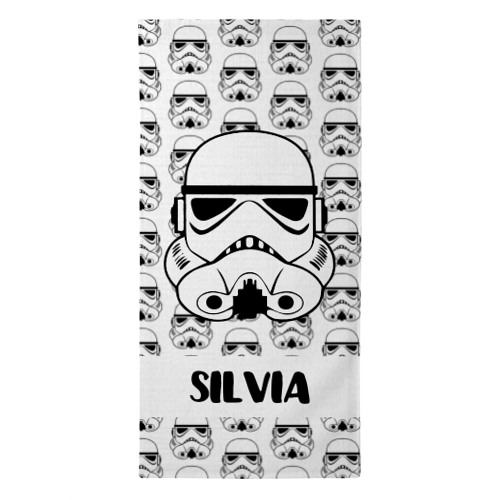 toalla rizo algodon personalizada regalo original dia de la madre starwars stormtrooper - Toalla playa Stormtrooper