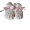 patucos dralon algodon blancos rosa recien nacido 100x100 - Pack 4 calcetines Barco