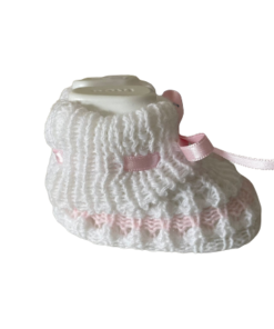 patucos dralon algodon blancos rosa recien nacido regalo 247x296 - Patucos