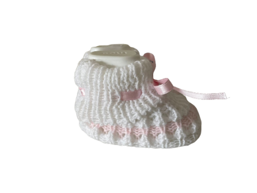 patucos dralon algodon blancos rosa recien nacido regalo 510x383 - Patucos